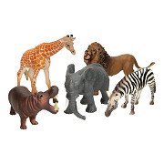 Wild Animals Luxury Play Set, 5 pcs.