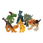 Mischievous Dinos Playset, 6 pieces.