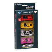 Luxury Car Set, 4 pcs. 1:64