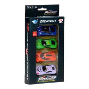 Luxury Car Set, 4 pcs. 1:64