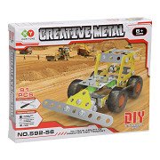 Construction set Metal Ground worker, 91 pcs.