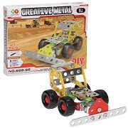 Construction set Metal Ground worker, 91 pcs.