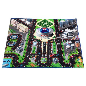 Police Play Mat with Car