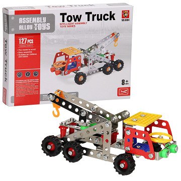 Construction set Metal Tow truck, 127 pcs.