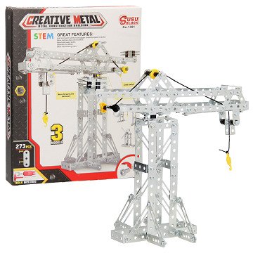 Metal Crane Construction Kit, 273pcs.