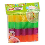 Regenbogen Treppenfeder , 20 Stück.