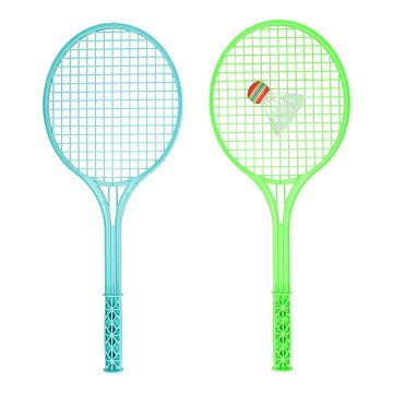 Junior-Tennisschläger mit Federball