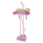 Microphone with Drums Pink