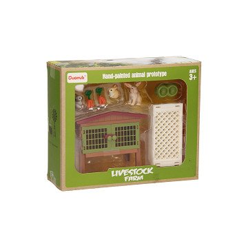 Kaninchenstall-Spielset