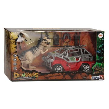 Dinosaur Playset Red
