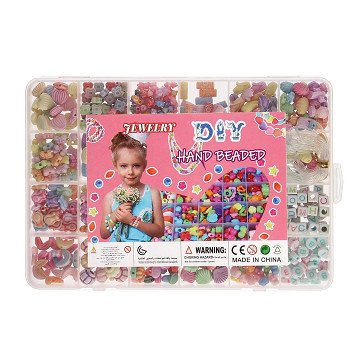 Kralen in Opbergdoos Pastel