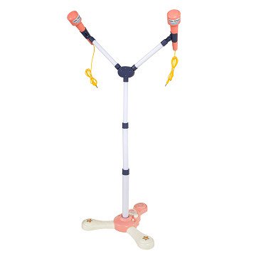 Duo Microphone Stand Pink