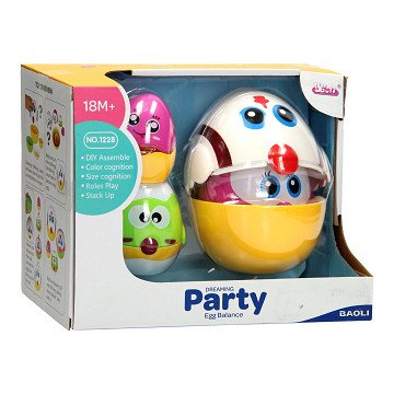 Balance and Stack Eggs, 4 pcs.