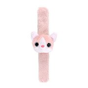 Pluche Klaparmband Katje Roze