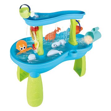 Water table with waterfall