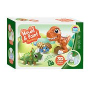 Dino 3D gießen & bemalen