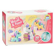 Gießen & Bemalen Einhorn 3D