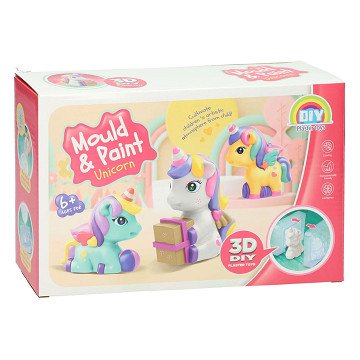 Gießen & Bemalen Einhorn 3D