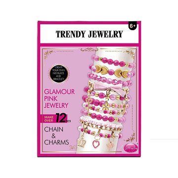 Trendy Schmuckset Kette & Charms