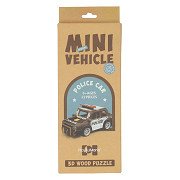 Houten Bouwpakket 3D Politieauto