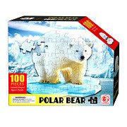 Formenpuzzle Eisbär, 100-tlg.
