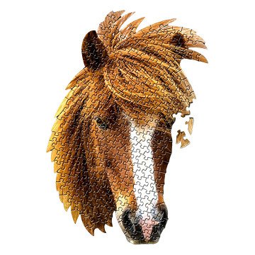 Formenpuzzle Pferd, 320 Teile.