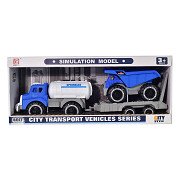 City Service Spritzwagen mit Muldenkipper