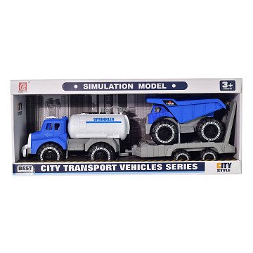 City Service Spritzwagen mit Muldenkipper