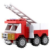 Fire Engine Ladder Truck Construction Set - 63pcs.