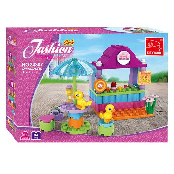 Duck Paradise Dessert Stall Construction Set - 84pcs.