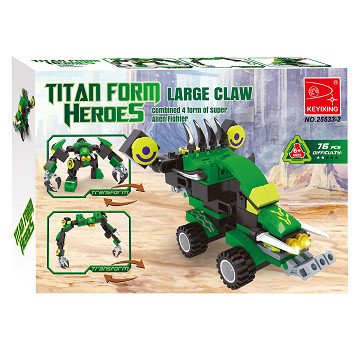 Titan Transform Green Building Set - 76pcs.