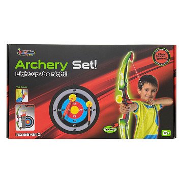Bogen- und Pfeilset mit Licht