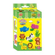 Clay set with 2 Animal shapes and 1 Tool