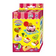 Tonset mit 2 Dessertformen und Werkzeug