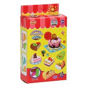 Clay Set with 2 Dessert Molds and Tool - 3 Colors of Clay