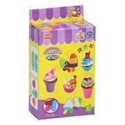 Clay Set Ice Cream Making - 3 Colors Clay - 6 pcs.