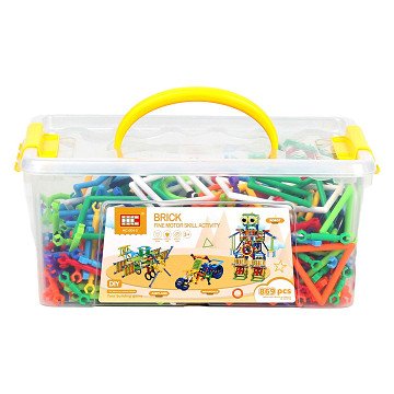 Building Elements in Storage Box, 869pcs.