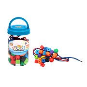 Stringing Beads in Box, 72 pcs.