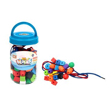 Stringing Beads in Box, 72 pcs.