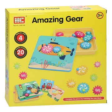 Zahnradsatz Gelb, 20-tlg.