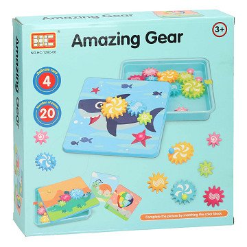 Zahnradsatz Blau, 20-tlg.