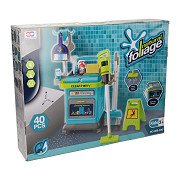 Cleaning Trolley Complete Set - 40pcs.