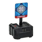 Points target with light and sound