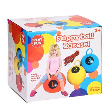Skippy Ball Race Set, 3 Skippy Ball Set