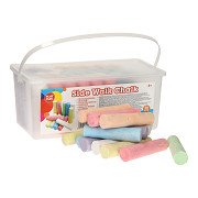 Sidewalk Chalk in Bucket, 50 pcs.