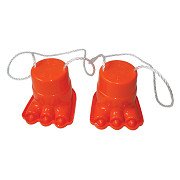 Stilts Dinosaur Feet Orange