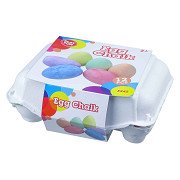 Playfun Straßenkreide -Eier, 12 Stück.