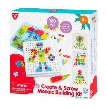 Playgo Constructieset Mozaïek - 180dlg.