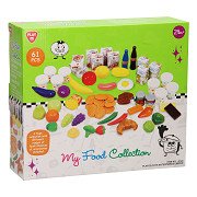 Play Food-Set, 61-teilig.