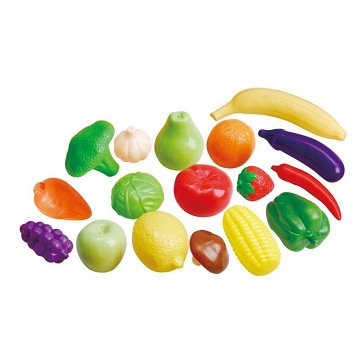 Play Fruit and Vegetables, 17 pcs.